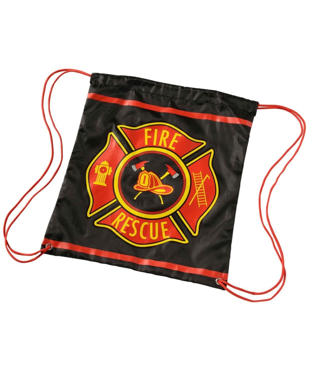  Firefighter Kids Drawstring Backpack