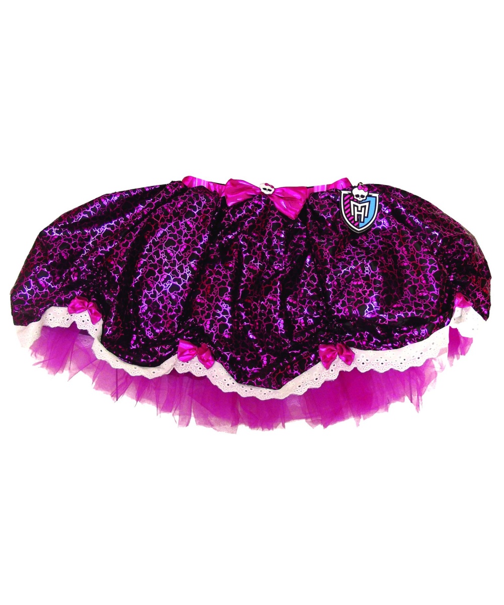  Girls Monster High Leopard Pettiskirt