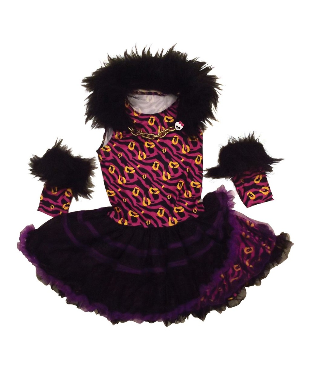  Girls Monster High Wolf Costume