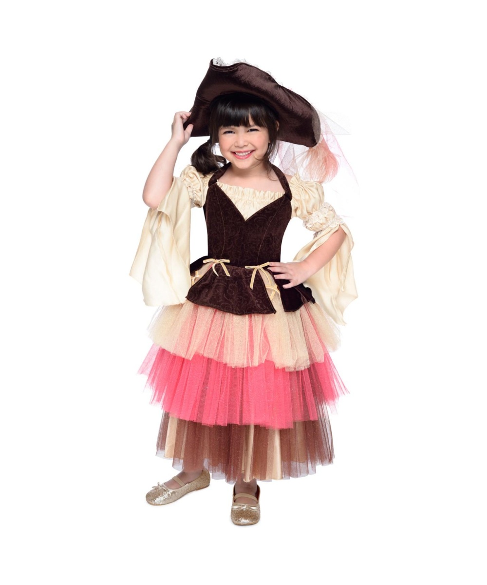  Girls Pirate Princess Costume