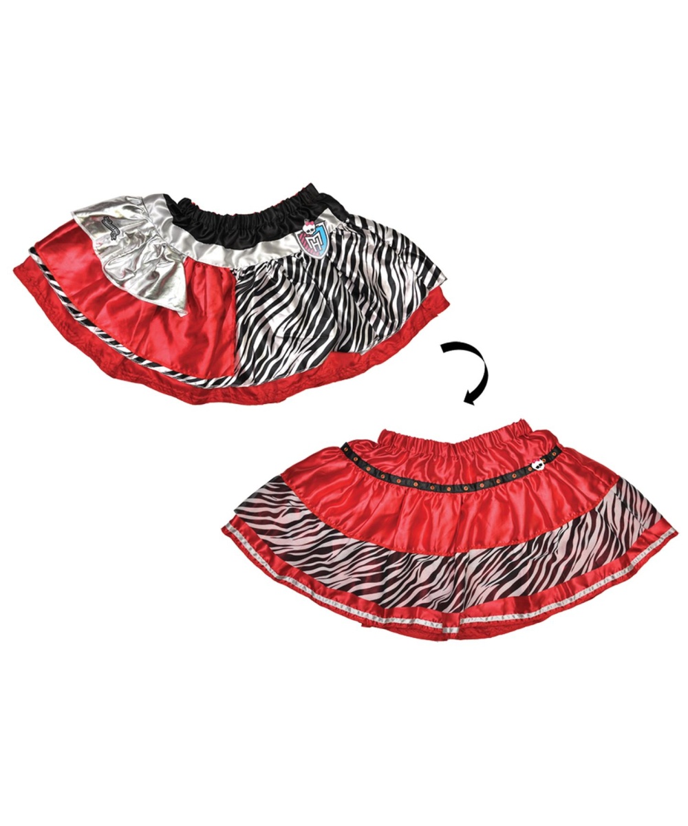  Girls Zebra Reversible Pettiskirt