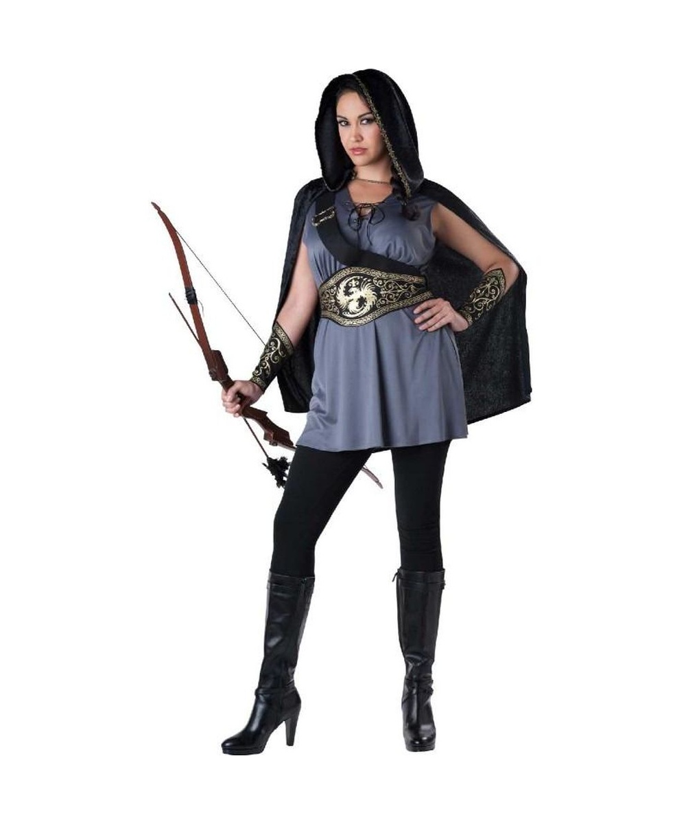 Huntress Katniss Womens Plus Size Costume - Cosplay Costumes