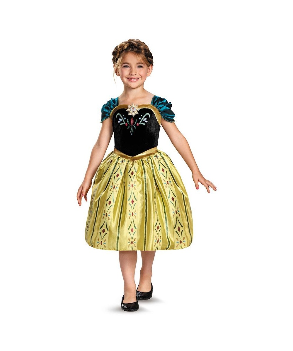  Kids Disney Frozen Anna Costume