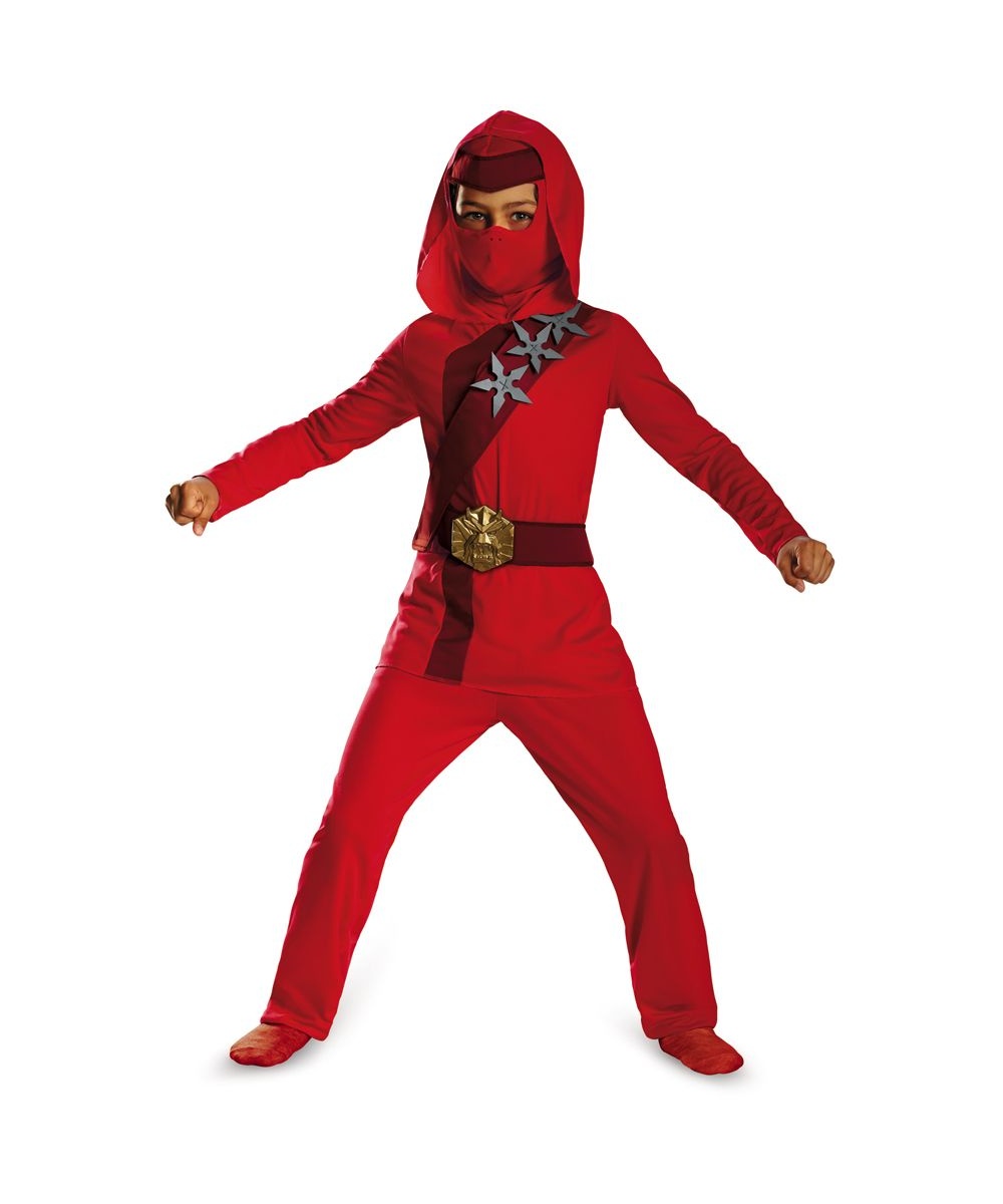  Kids Red Ninja Costume