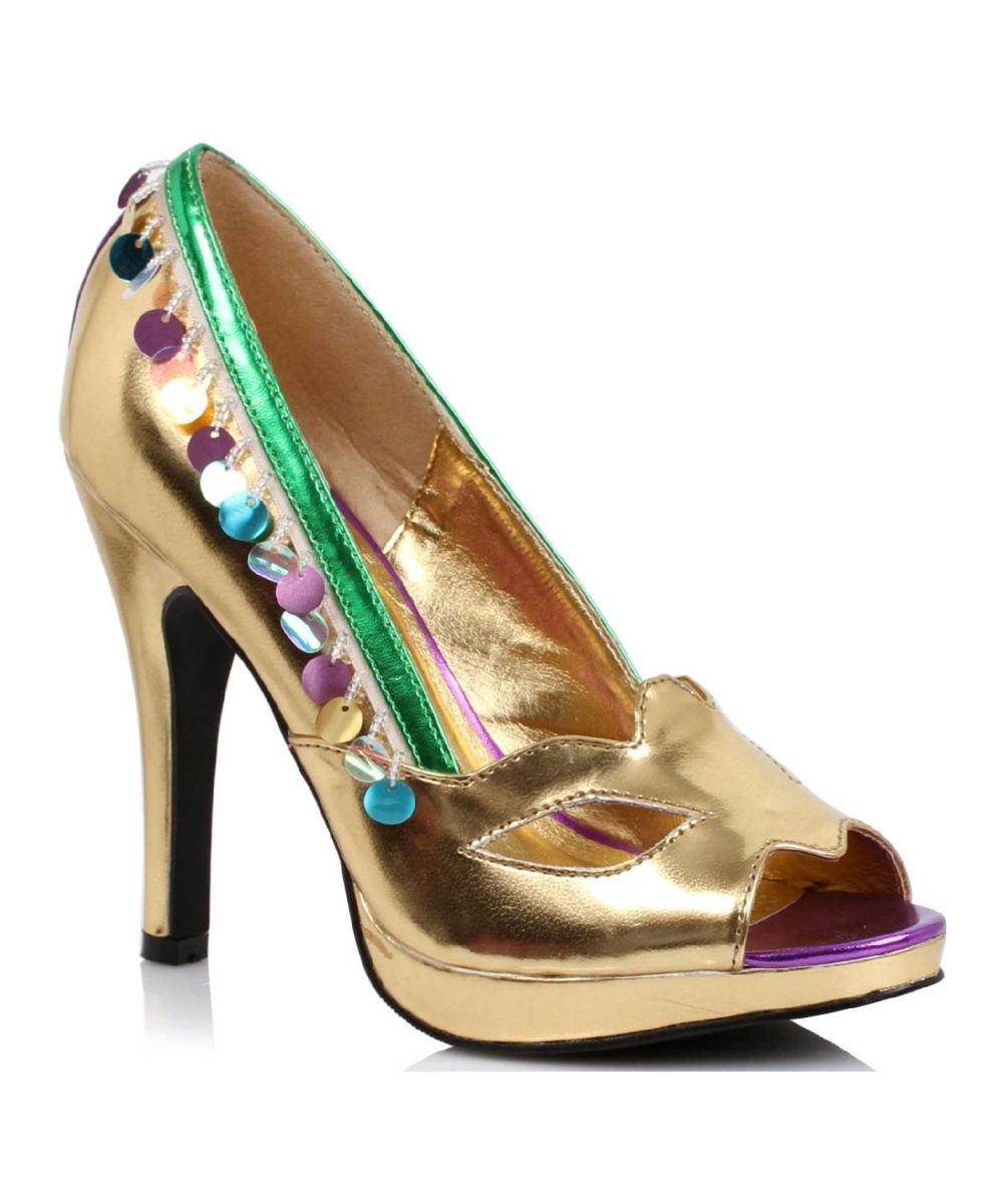  Mardi Gras Masquerade Heels