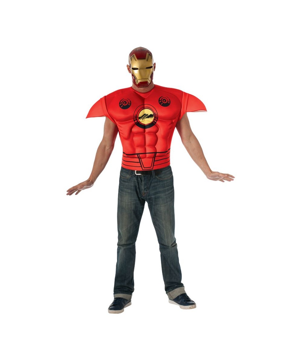  Mens Iron Man Shirt