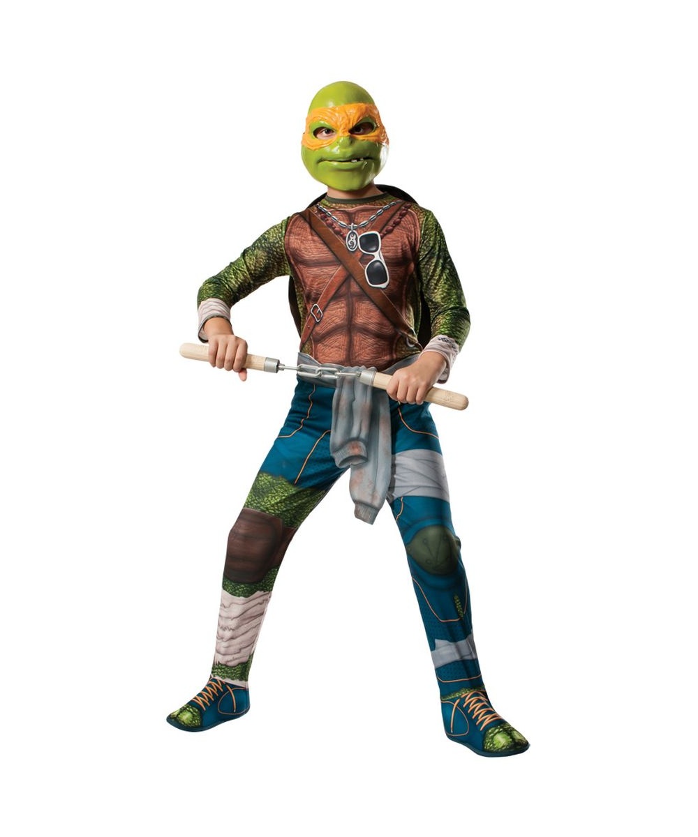  Mens Ninja Turtles Michelangelo Costume