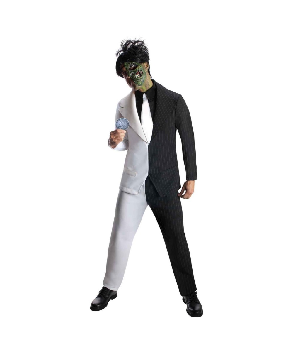  Mens Two Face Costume