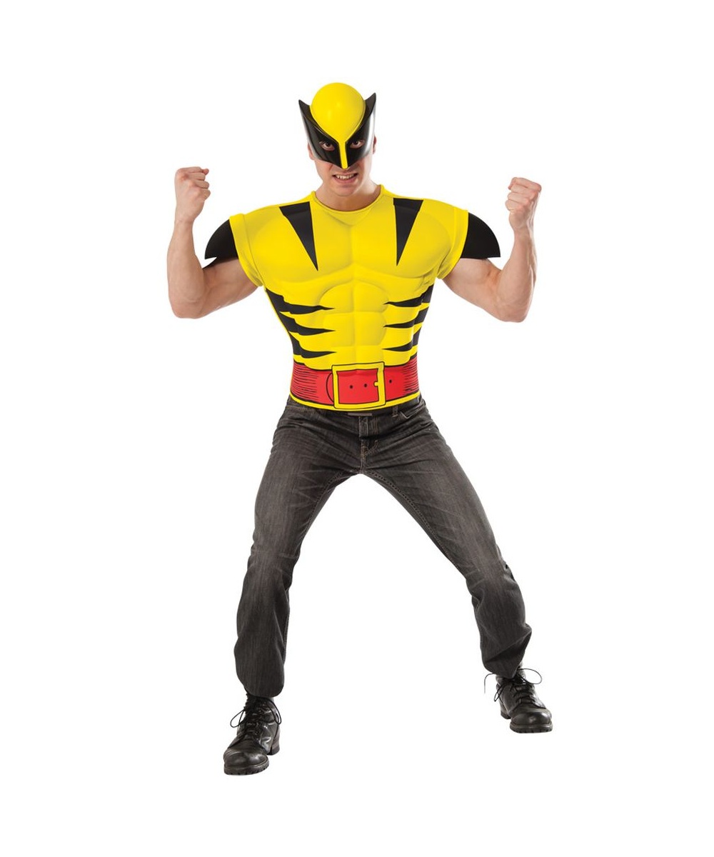  Mens Wolverine Chest Costume Shirt