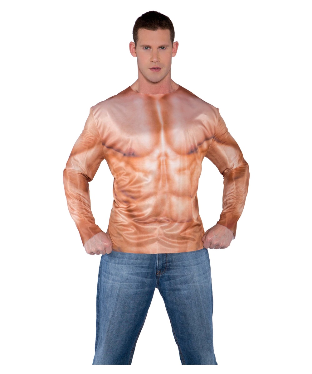Muscle Mens Photo Real Shirt