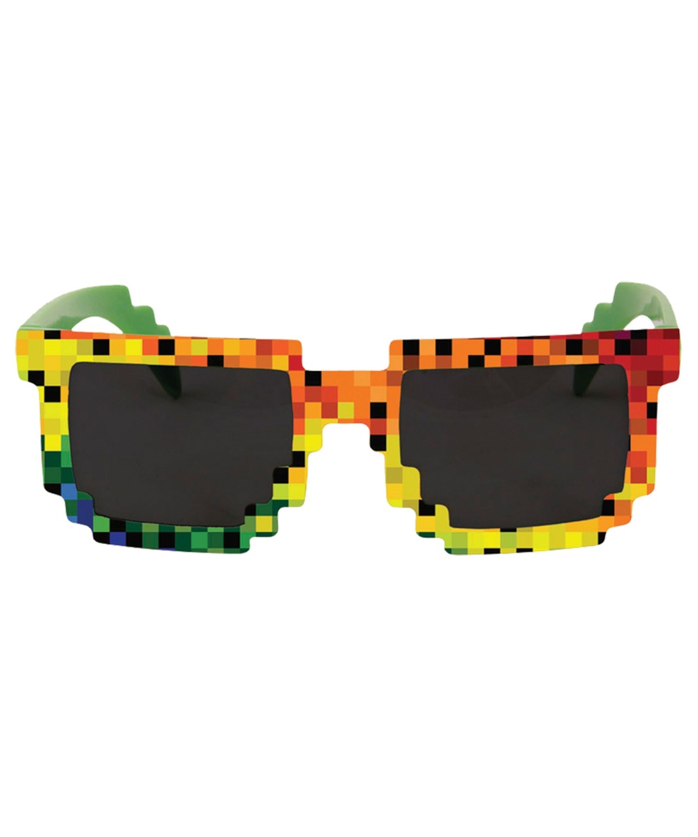  Pixel Rainbow Sunglasses