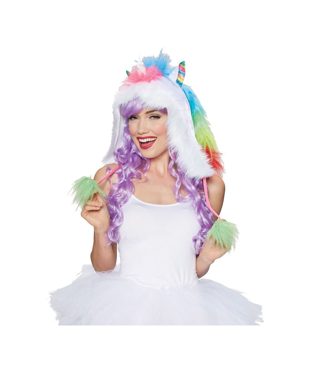 Rainbow Unicorn Hood Accessory