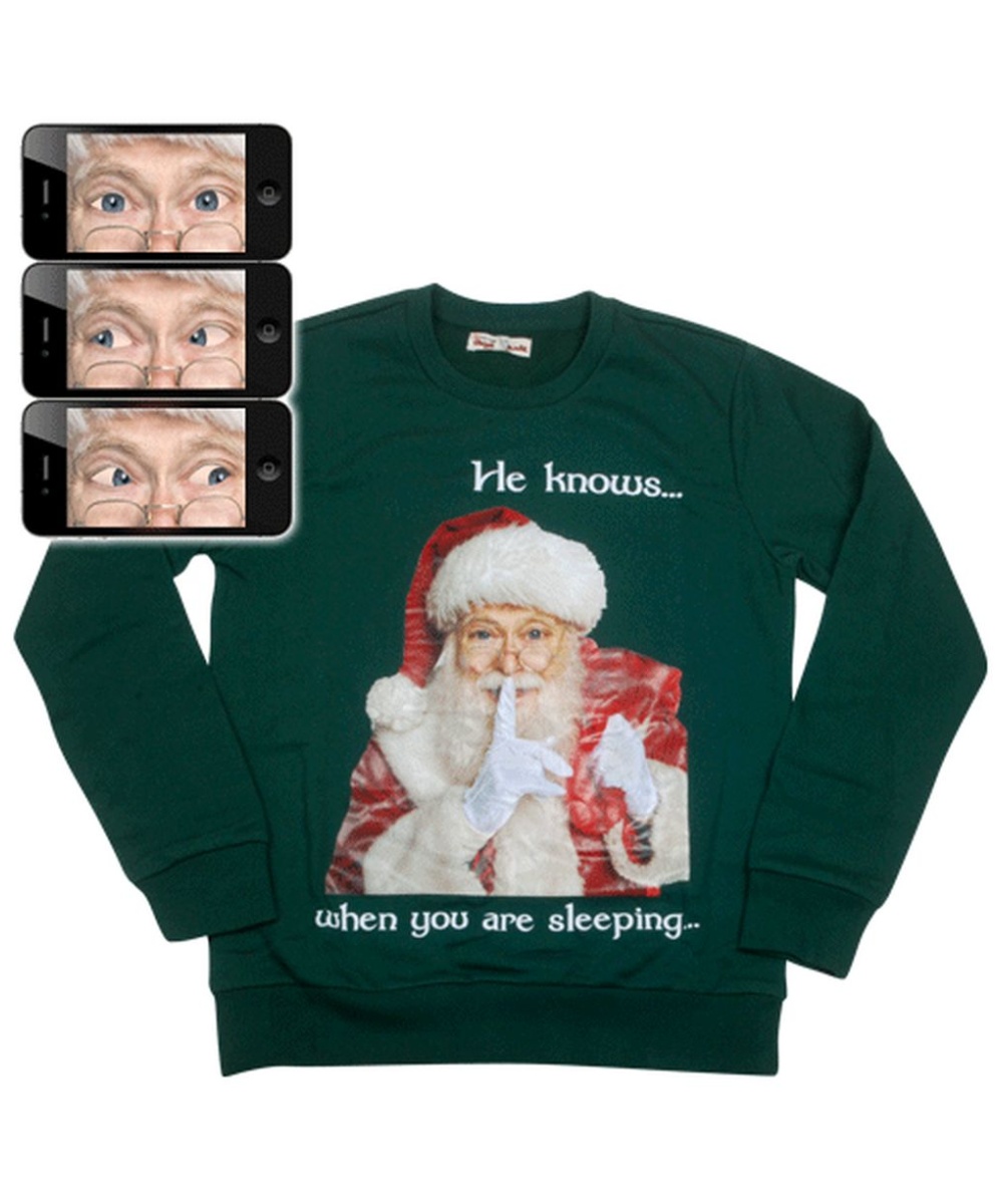  Santa Ugly Christmas Sweatshirt