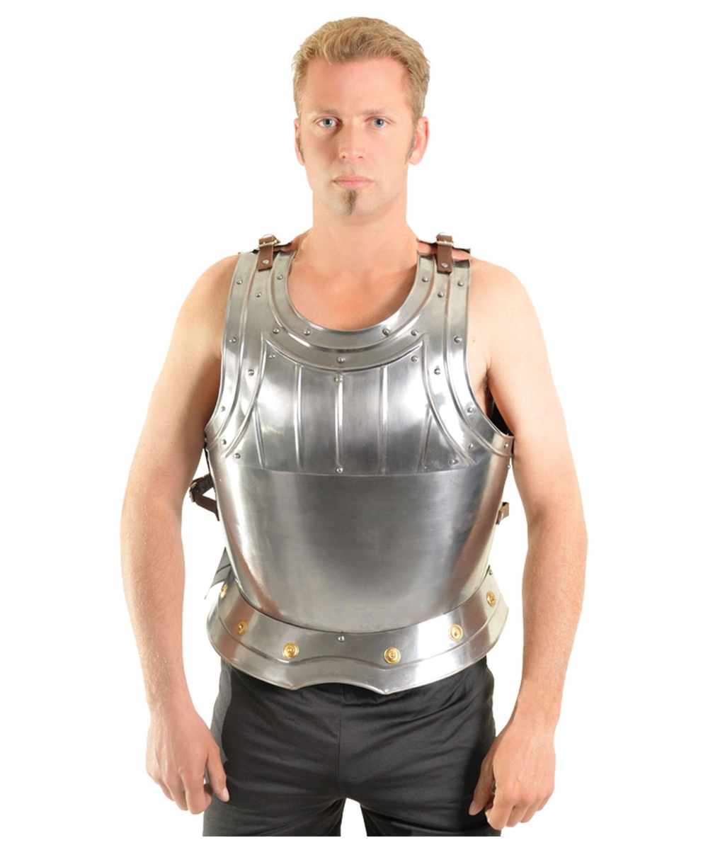  Silver Medieval Armor Jacket