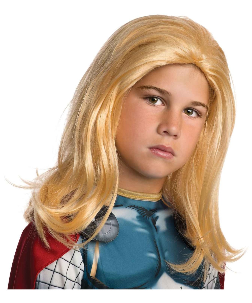  Thor Costume Wig for Kids