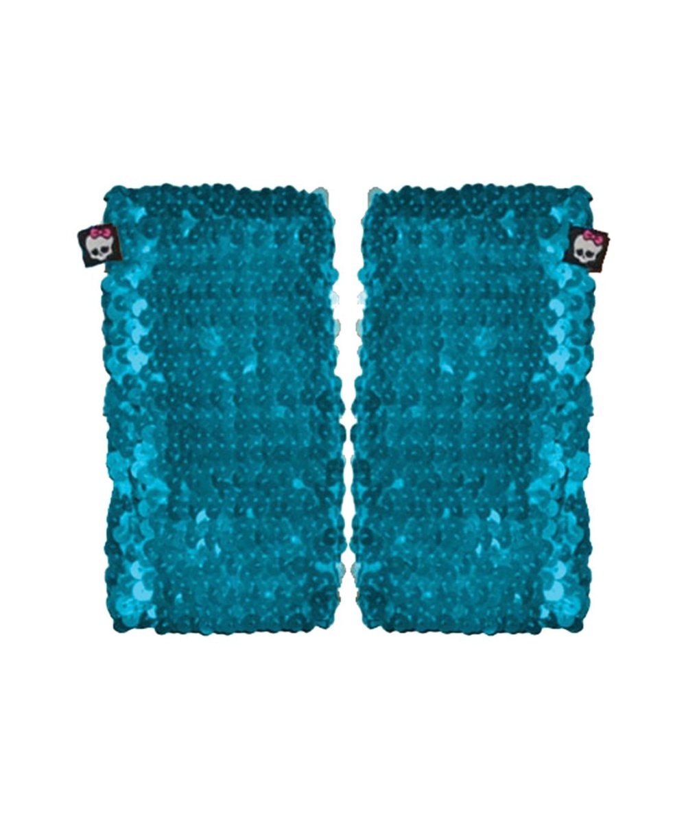  Turquoise Sequin Arm Warmers
