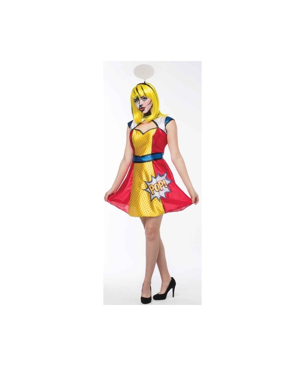  Womens Comic Book Girl Costume