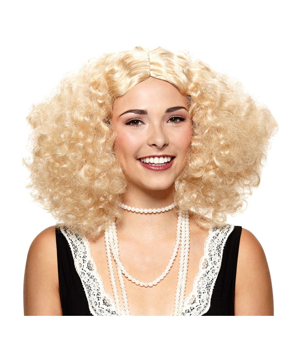  Womens Frizzy Blonde Wig