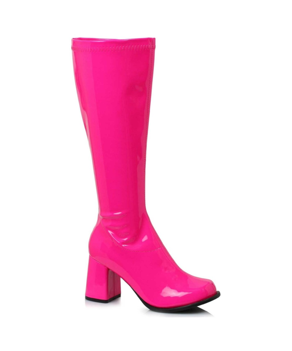 Neon Fuchsia Womens Gogo Boots - Shoes