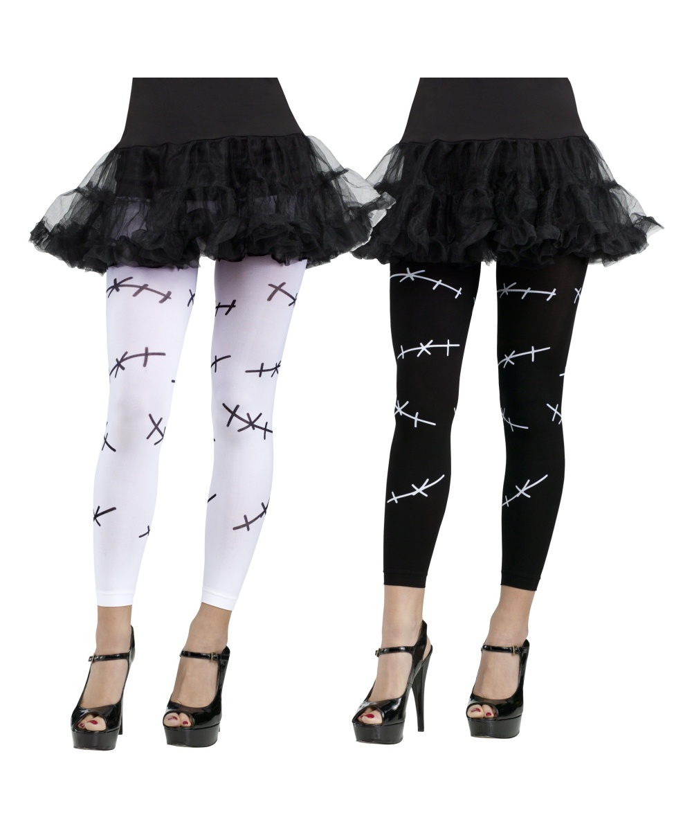  Womens Stitch Footless Tights