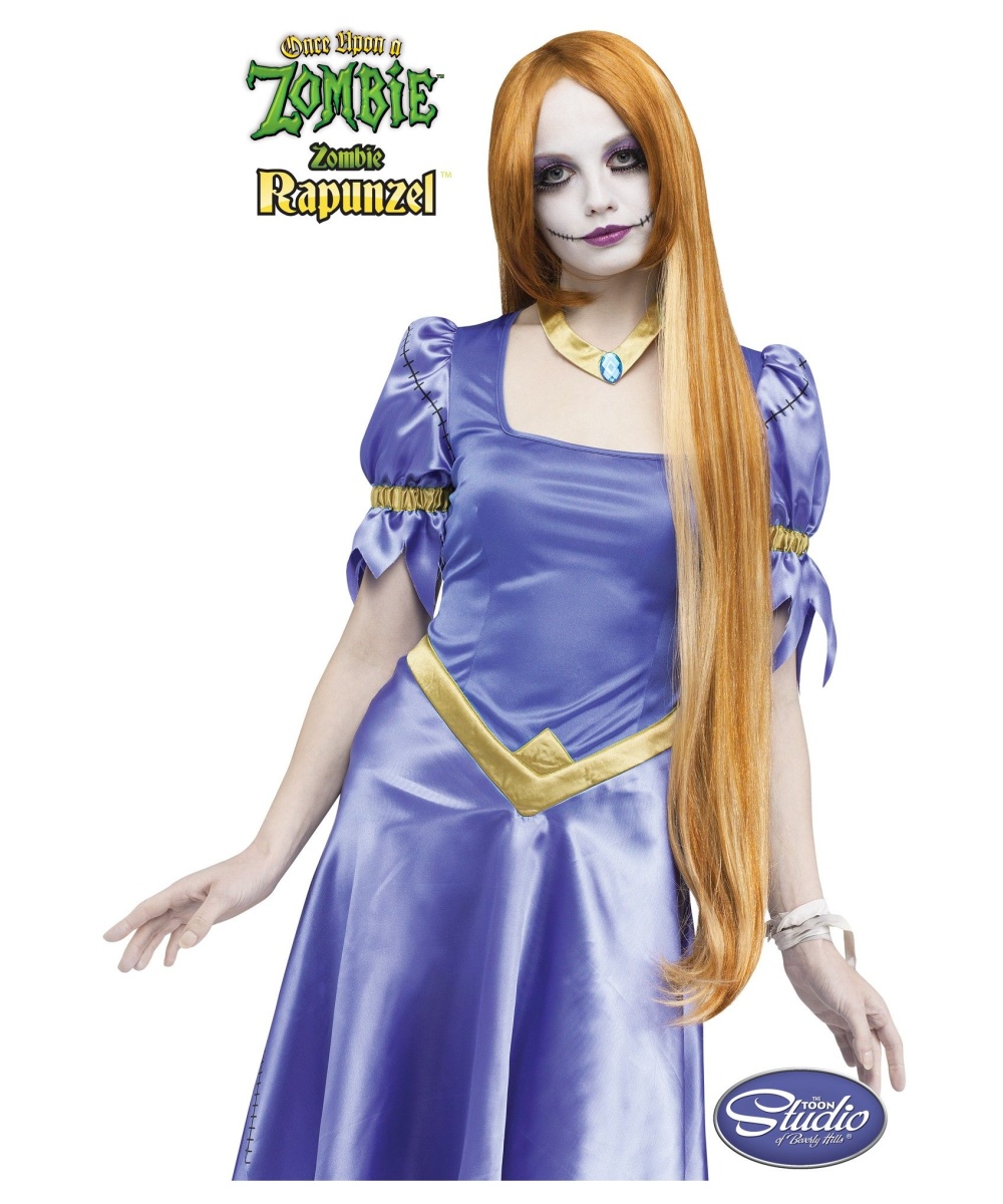 Once Upon A Zombie Rapunzel Wig - Teen Costume