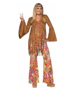 Tie Dye Hippie Dress Womens Costume - Hippie costumes