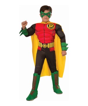 Dc Comics the New 52 Robin Muscle Boys Costume deluxe