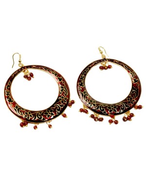  Black Ethnic Indian Earrings