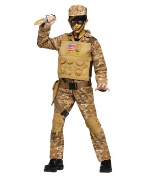 Camouflage Navy Seal Boys Costume