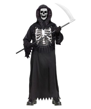 Glow Chest Boys Reaper Costume