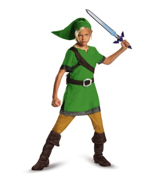 Legend of Zelda Hyrule Link Boys Costume