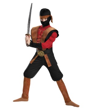  Boys Ninja Warrior Costume