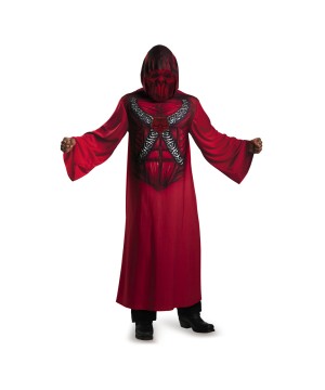 The Devil in Red Boys Hooded Costume Robe