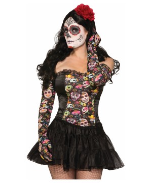 Day of the Dead Corset - Scary Costumes