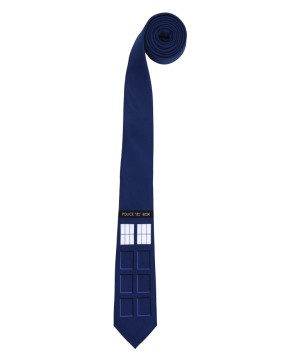  Doctor Who Tardis Skinny Necktie