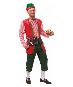 Toy Maker Elf Men Costume