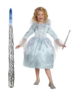 Fairy Godmother Girls Costume and Wand Gift Set