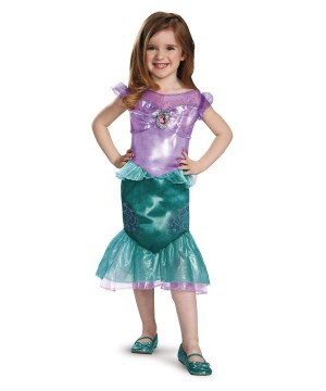 Classic Princess Ariel Girls Disney Dress Costume