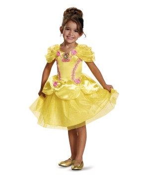 Disney Princess Belle Classic Girls Dress Costume