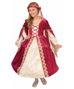 British Miss Girls Princess Costume - Renaissance Costumes