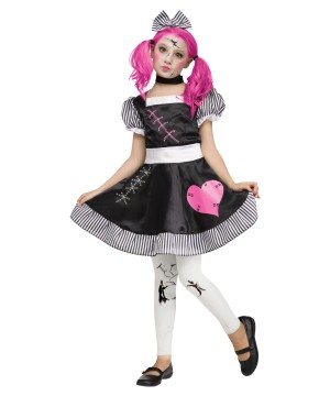  Girls Broken Doll Costume