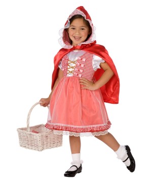 Classic Little Red Hood Baby Costume