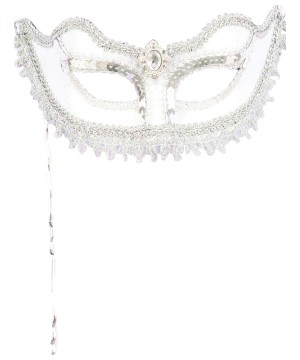  Venetian Masquerade Silver Mask
