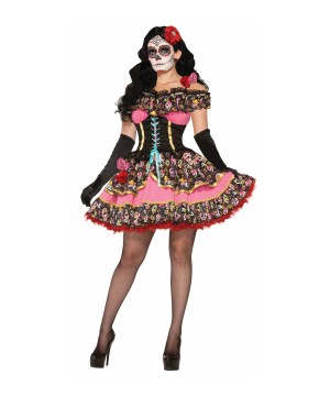  Womens Los Muertos Costume