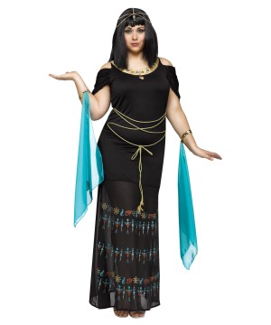 Hieroglyph Queen Womens plus size Halloween Costume