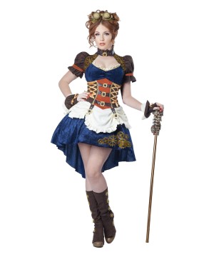 Steampunk Fantasy Queen Womens Costume