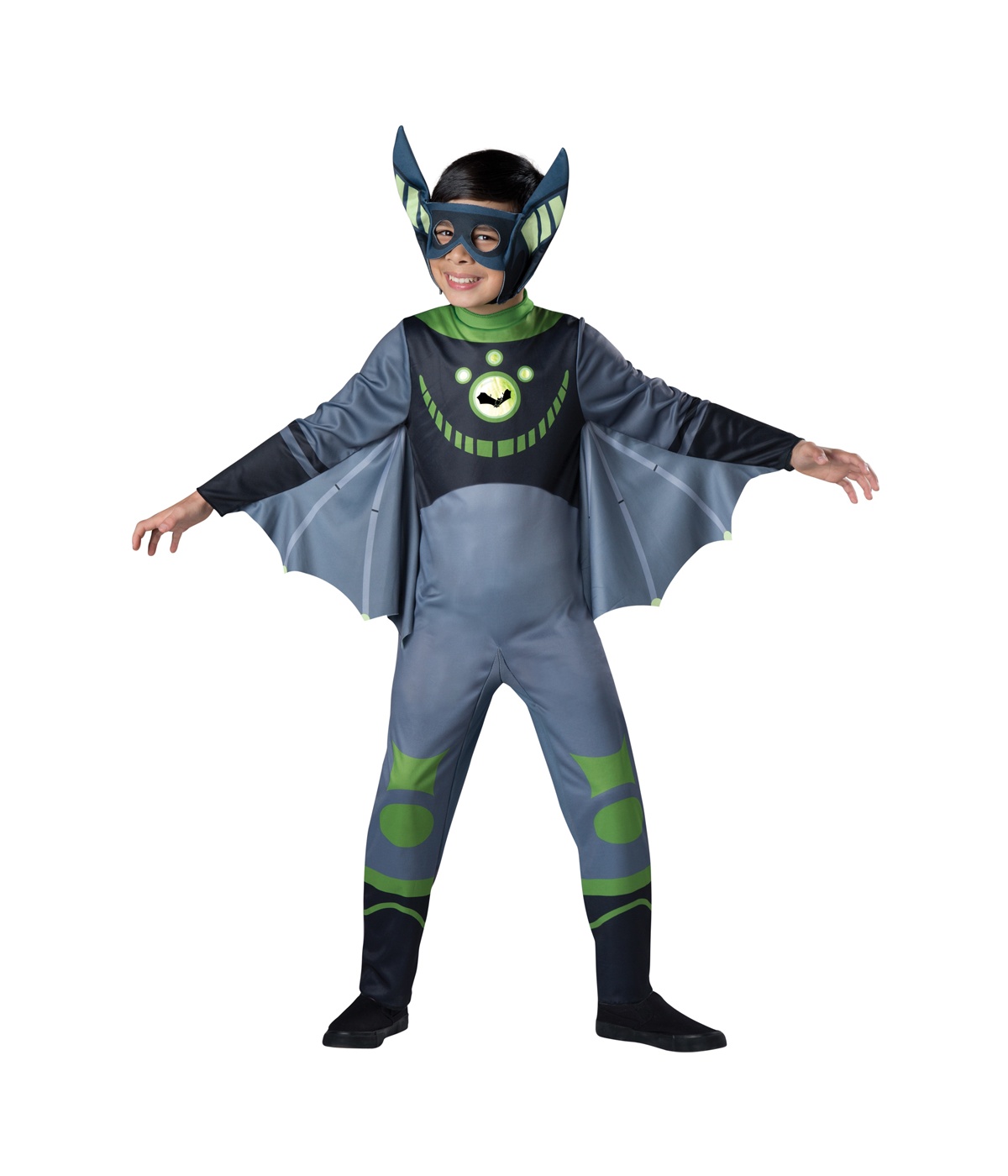 Boys Green Bat Wild Kratts Costume