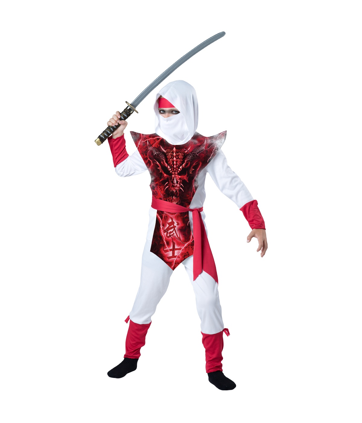  Boys Ghost Shadow Ninja Costume