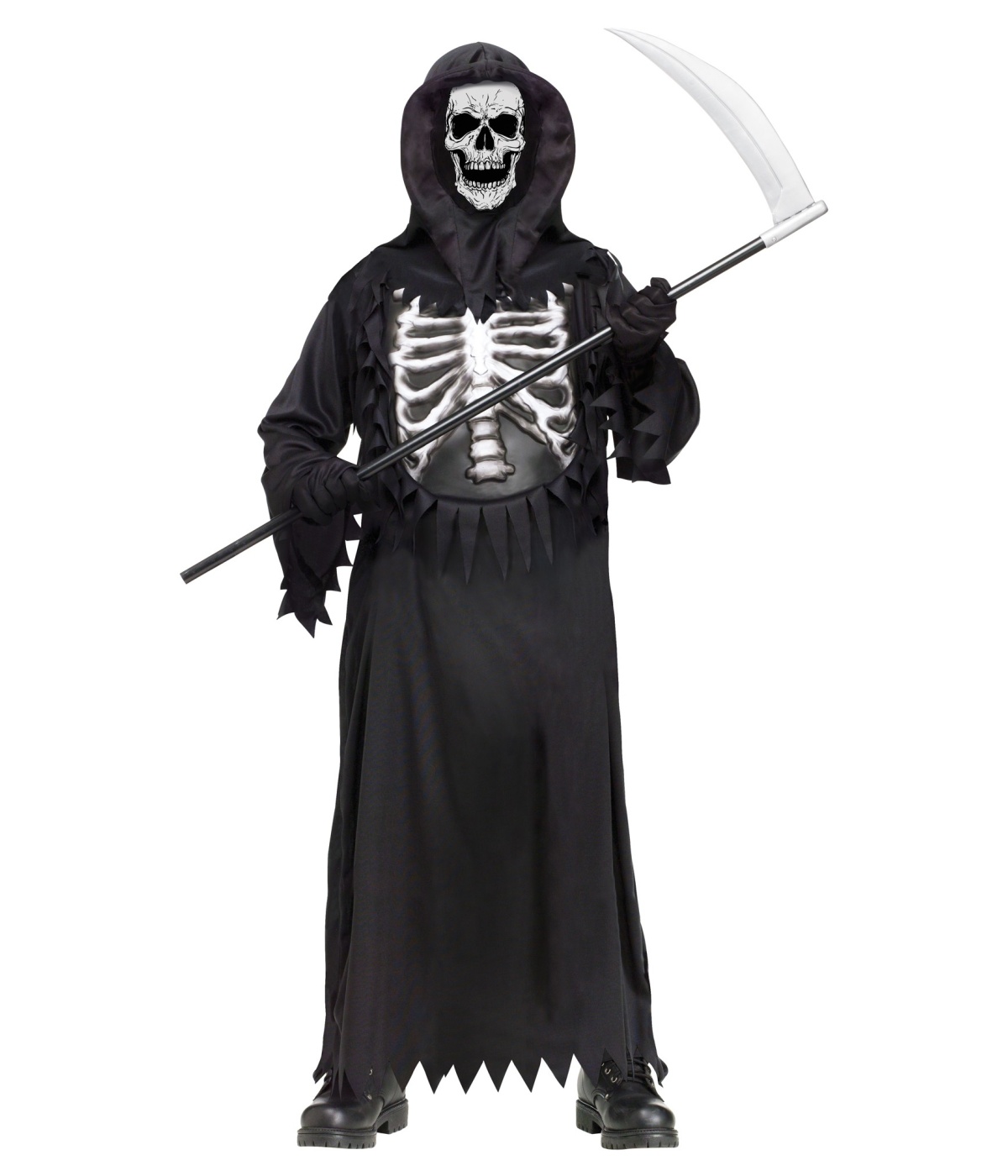  Boys Glow Chest Reaper Costume