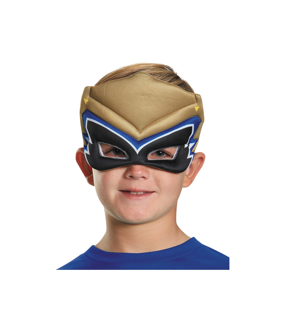  Boys Gold Dino Puffy Mask